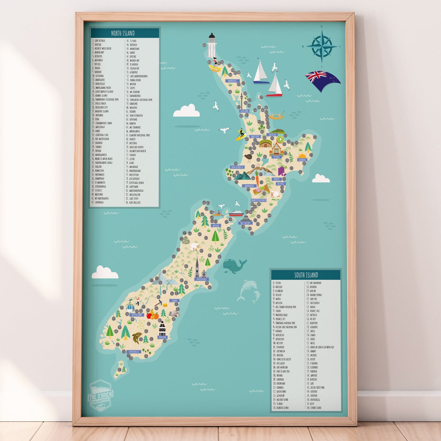 The NZ Scratch Map - Original