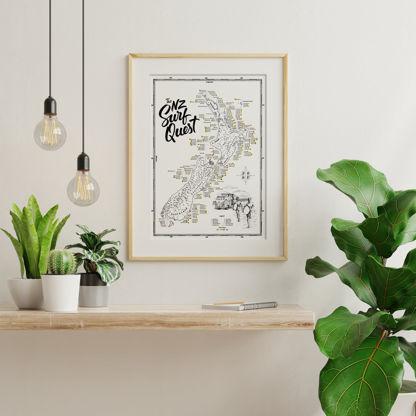 NZ Surf Quest Print
