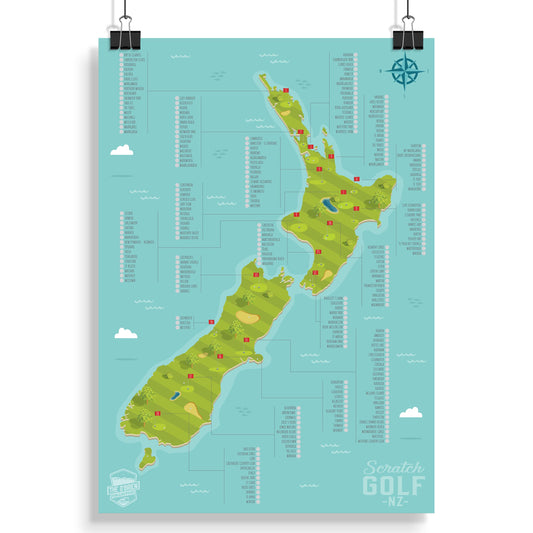Golf Scratch Map V1 (Seconds) - Scratch Golf NZ